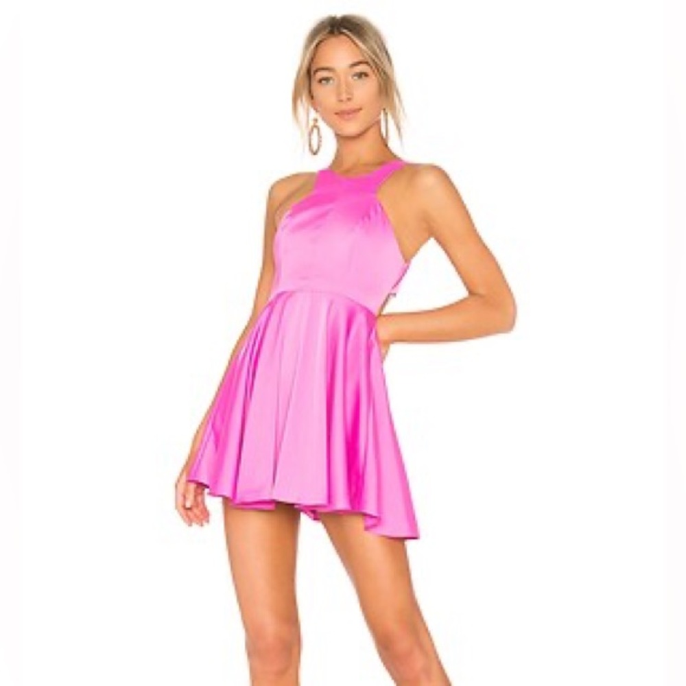 NBD Orchid Halter Dress